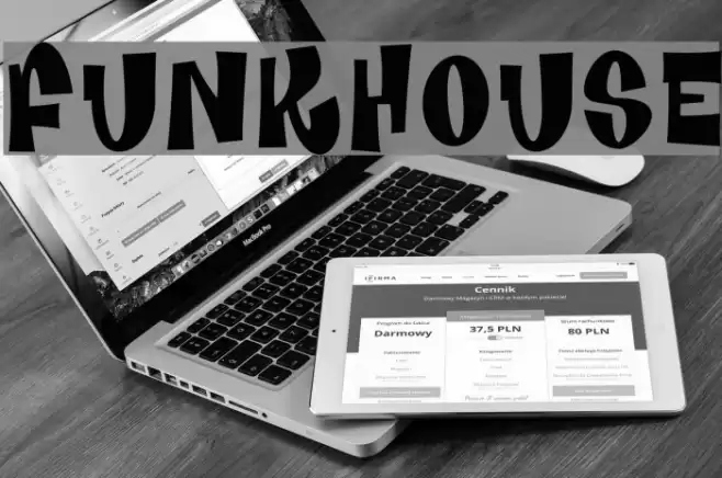 Funkhouse Font examples