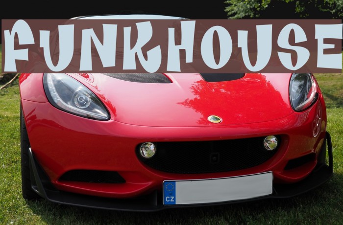 Funkhouse Font examples