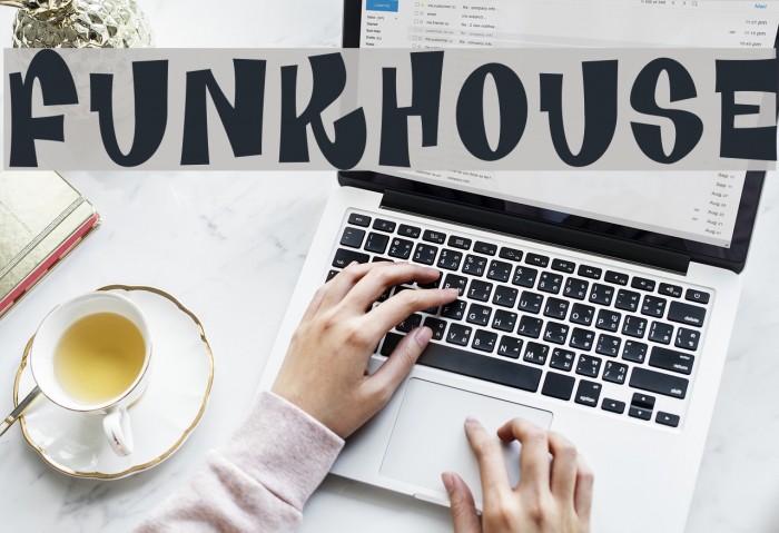 Funkhouse Font examples