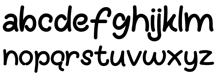 Funkids Font LOWERCASE