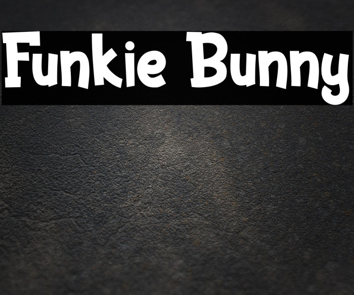 Funkie Bunny Font examples