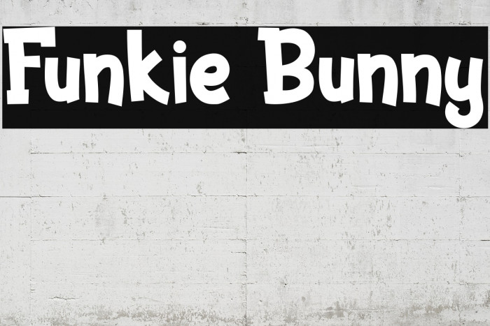 Funkie Bunny Font examples