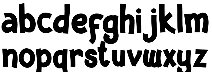 Funkie Bunny Font LOWERCASE