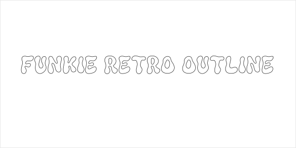 Funkie Retro Outline Logo