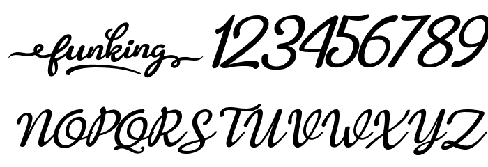 Funking Font OTHER CHARS