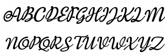 Funking Schriftart Groß