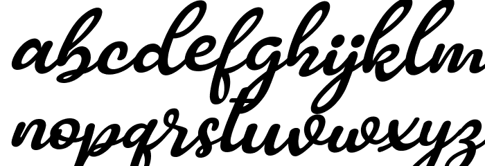 Funking Font LOWERCASE