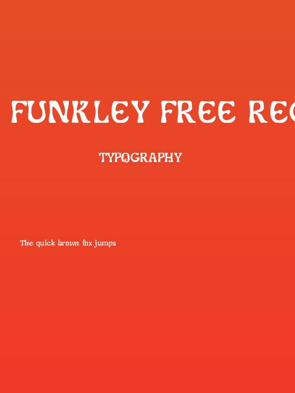Funkley Free Regular Poster