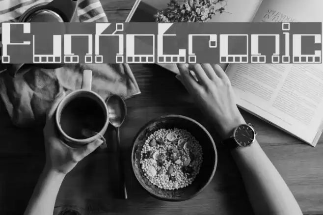 Funkotronic Font examples