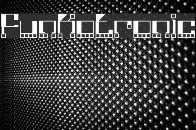 Funkotronic Font examples
