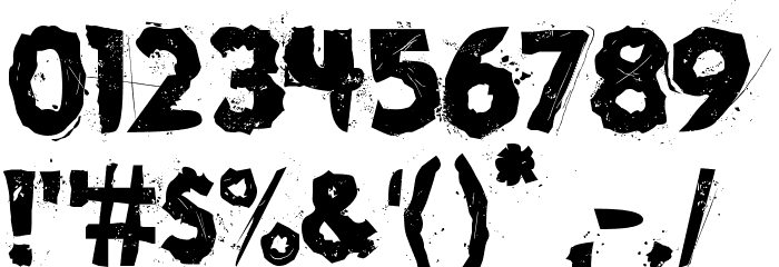Funkrocker Font OTHER CHARS