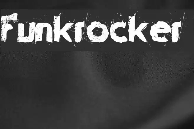 Funkrocker फ़ॉन्ट examples