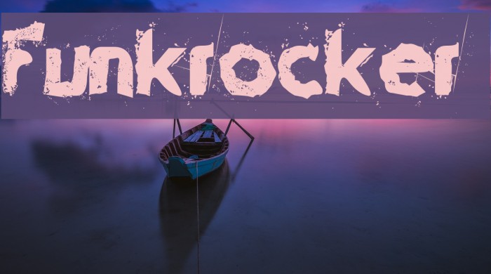 Funkrocker Font examples