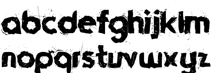 Funkrocker Font LOWERCASE