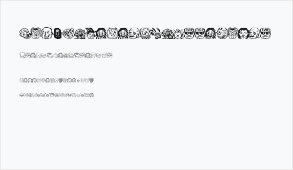 Funky Beheadz Irregular Business Card