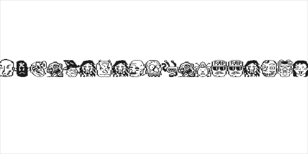 Funky Beheadz Irregular Logo