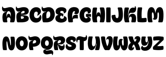 Funky Bird PERSONAL USE Regular Schriftart Groß