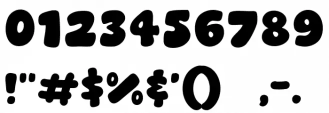 Funky Catch Font OTHER CHARS