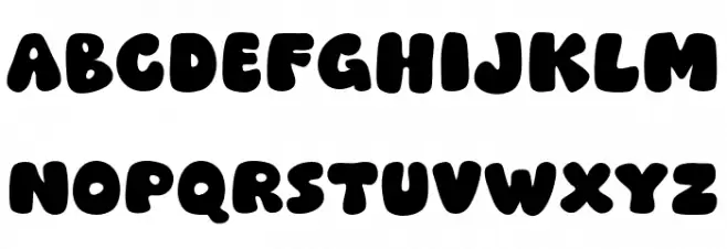 Funky Catch Font LOWERCASE