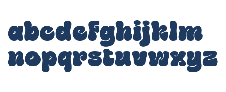 Funky Choky Regular Lowercase