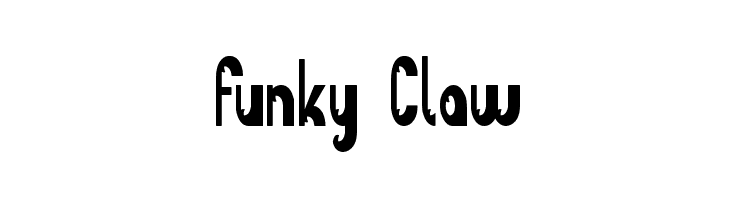 Funky Claw  baixar fontes gratis