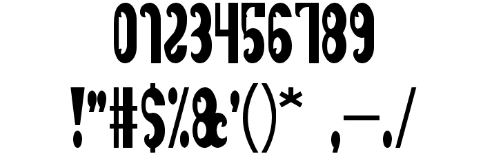 Funky Claw Font OTHER CHARS