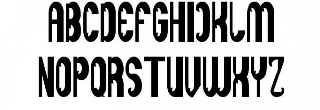 Funky Claw Schriftart Groß