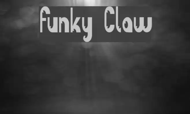 Funky Claw Font examples