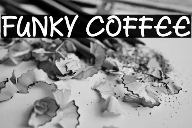 Funky Coffee Font examples
