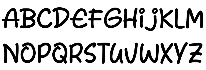 Funky Coffee Font LOWERCASE