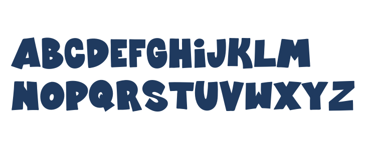Funky Crack Uppercase