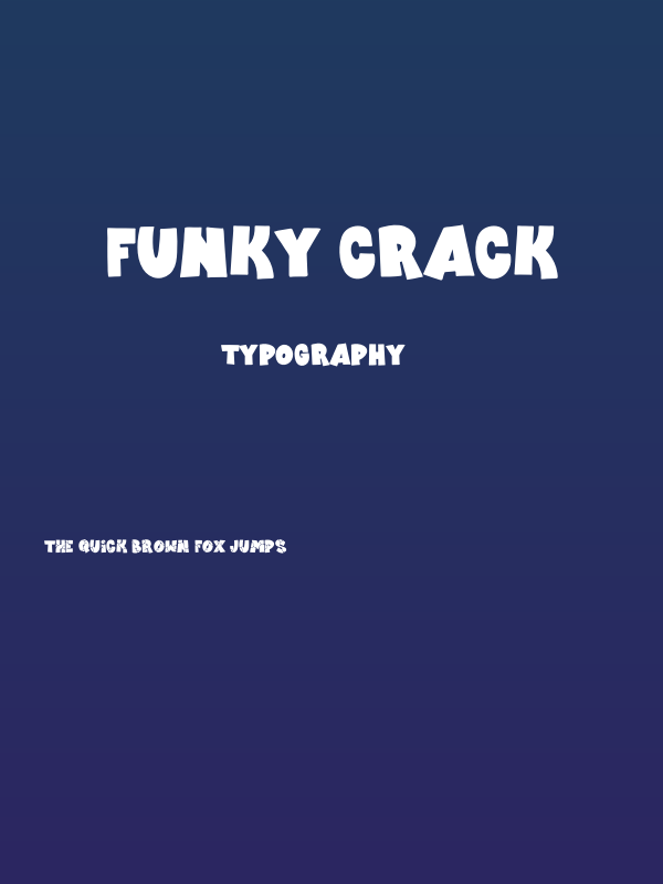 Funky Crack Poster