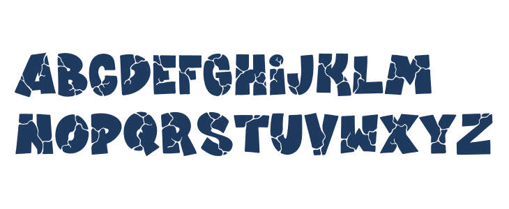 Funky Crack Lowercase