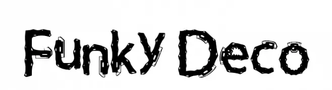Funky Deco  Fuentes Gratis Descargar