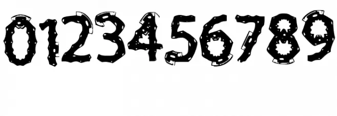 Funky Deco Font OTHER CHARS