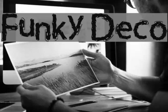 Funky Deco Font examples