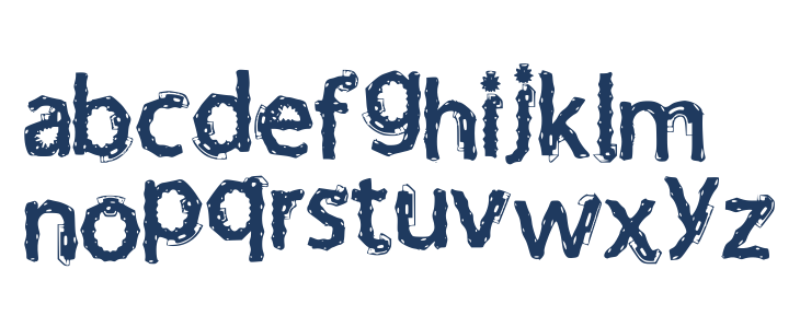 Funky Deco Lowercase