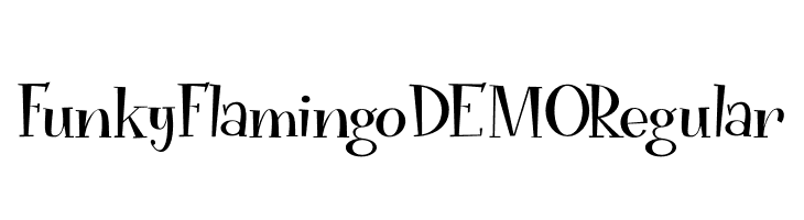 Funky Flamingo DEMO Regular  Descarca Fonturi Gratis