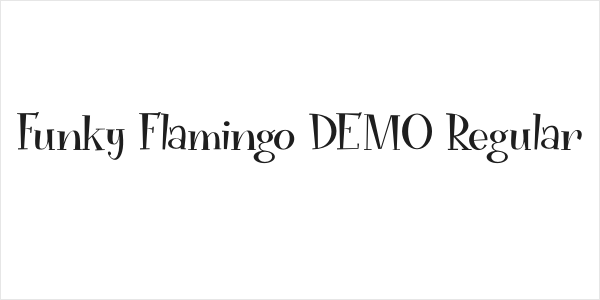 Funky Flamingo DEMO Regular Logo