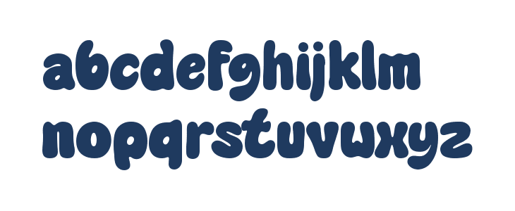 Funky Glitz Lowercase