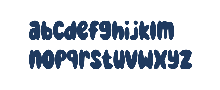 Funky Groovy Lowercase