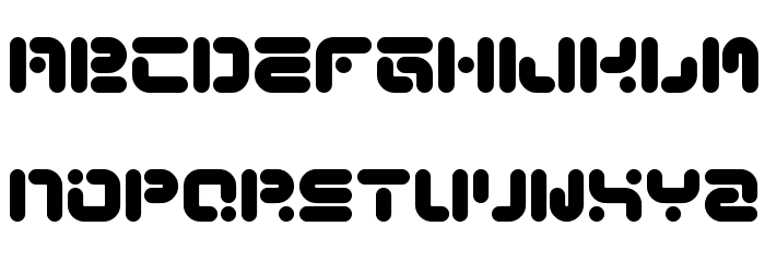 Funky Knut Sober Font LOWERCASE