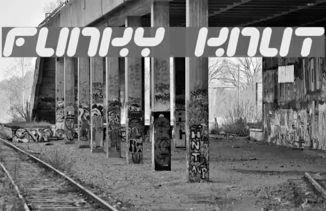 Funky Knut Font examples