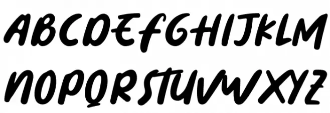 Funky Monkey Schriftart Groß