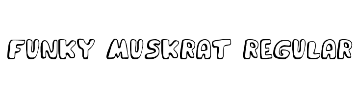Funky Muskrat Regular Font