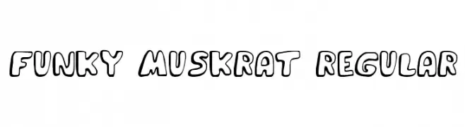 Funky Muskrat Regular  Frei Schriftart Herunterladen
