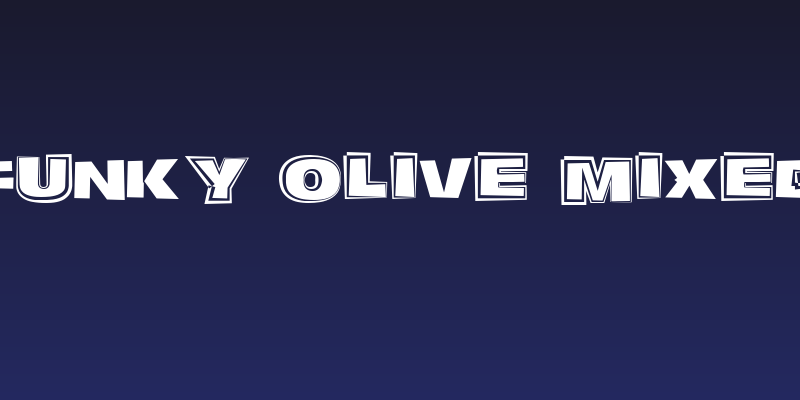 Funky Olive Mixed Social Header
