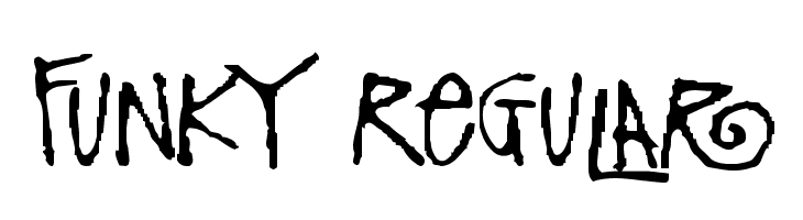 Funky Regular  Frei Schriftart Herunterladen