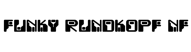 Funky Rundkopf NF  font caratteri gratis