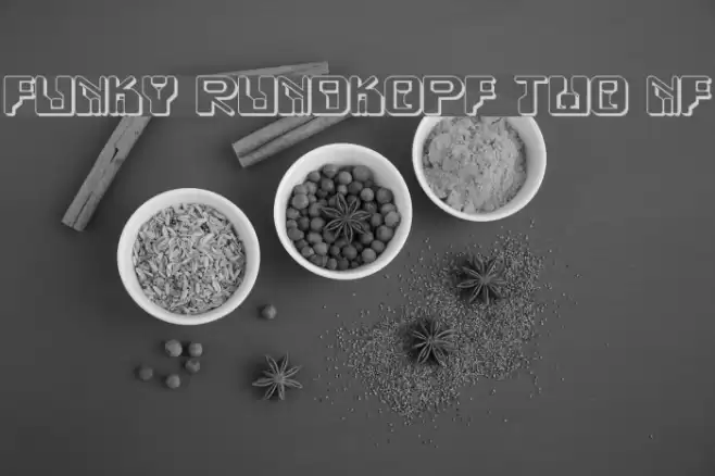 Funky Rundkopf Two NF फ़ॉन्ट examples